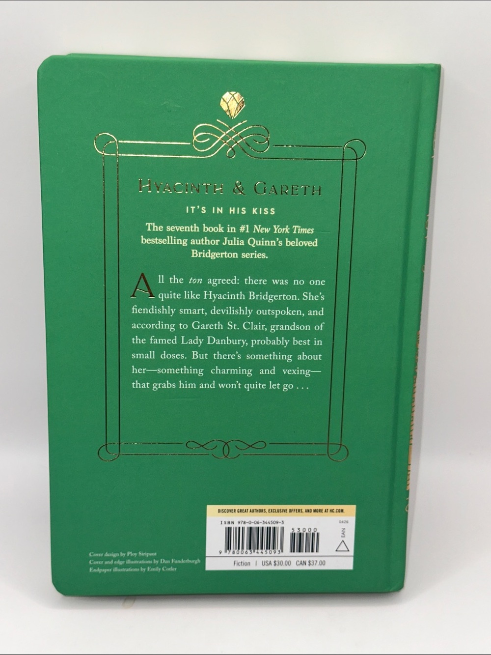 Bridgerton EMBELLISHED Hardcover It’s in His KISS - Picture 5 of 7